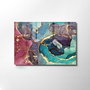 Wallity Pintura Decorativa de Vidrio Templado Multicolor 70 x 100 cm